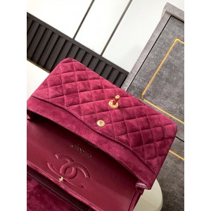 Chanel classic flap bag 25x16x7cm suede Bags