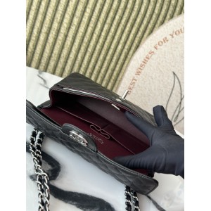 Chanel classic flap bag medium size 25x16x7cm REAL GRAINED LEATHER 100% Bags