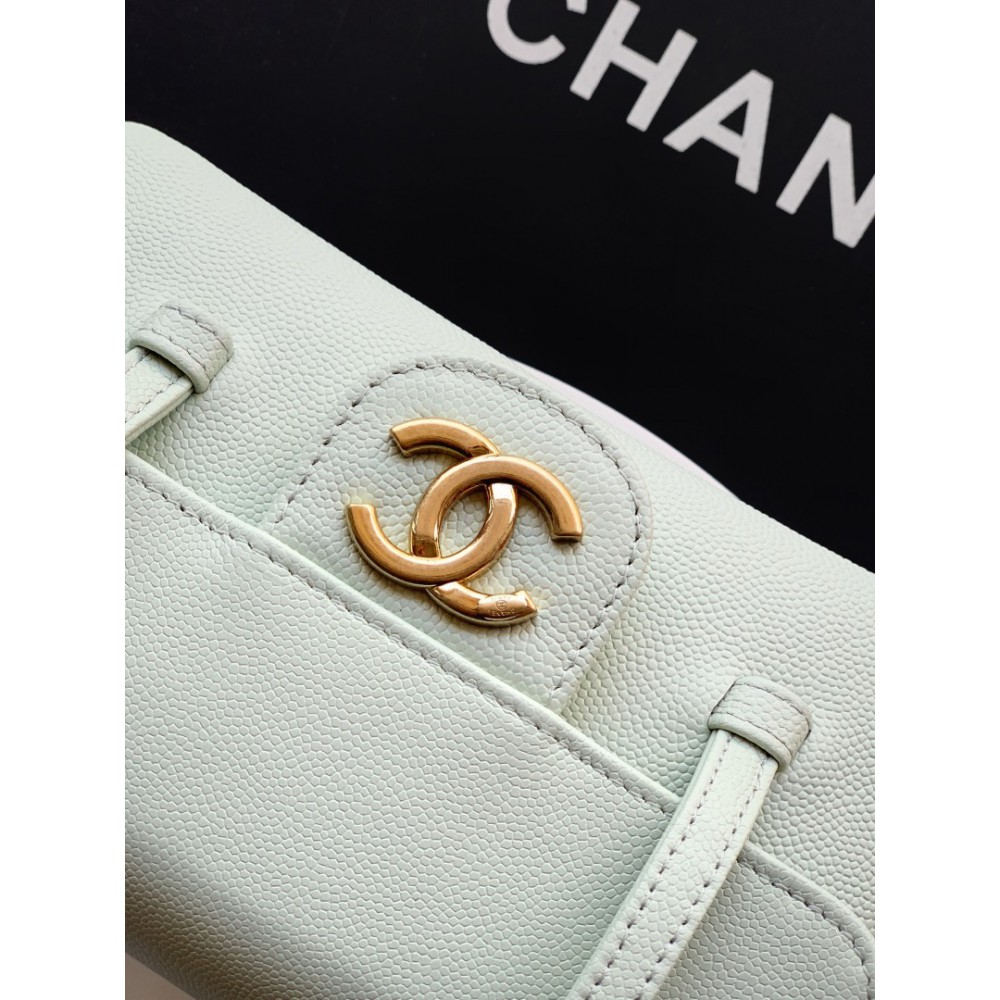 Chanel clutch with leather strap mini size 17x11.5x5cm Bags