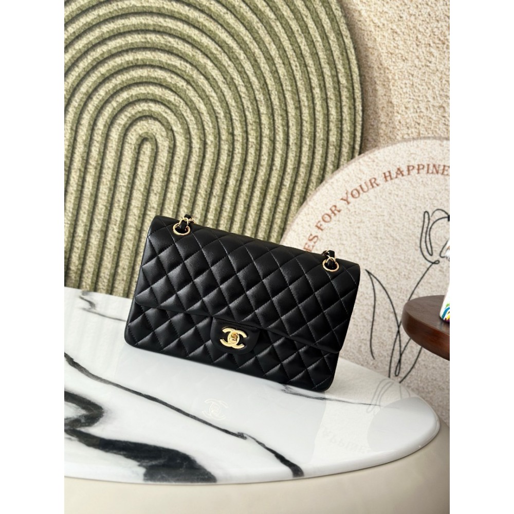 Chanel classic flap bag medium size 25x16x7cm REAL LEATHER 100% Bags