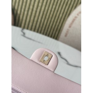 Chanel classic flap bag medium size 25x16x7cm REAL GRAINED LEATHER 100% Bags