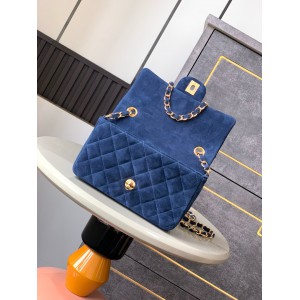 Chanel classic flap bag 20x13x5cm suede Bags
