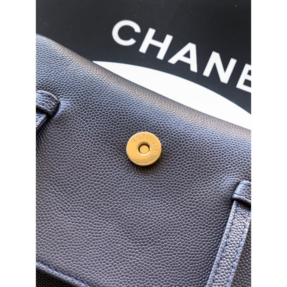 Chanel clutch with leather strap mini size 17x11.5x5cm Bags