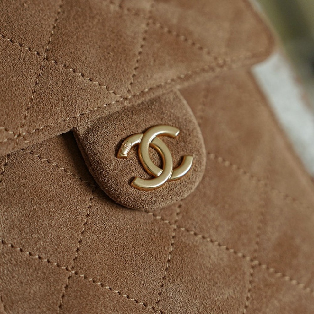 Chanel25 hobo bag suede shrealring lines Bags