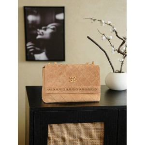 Chanel vintage handbag 22x14cm suede Bags