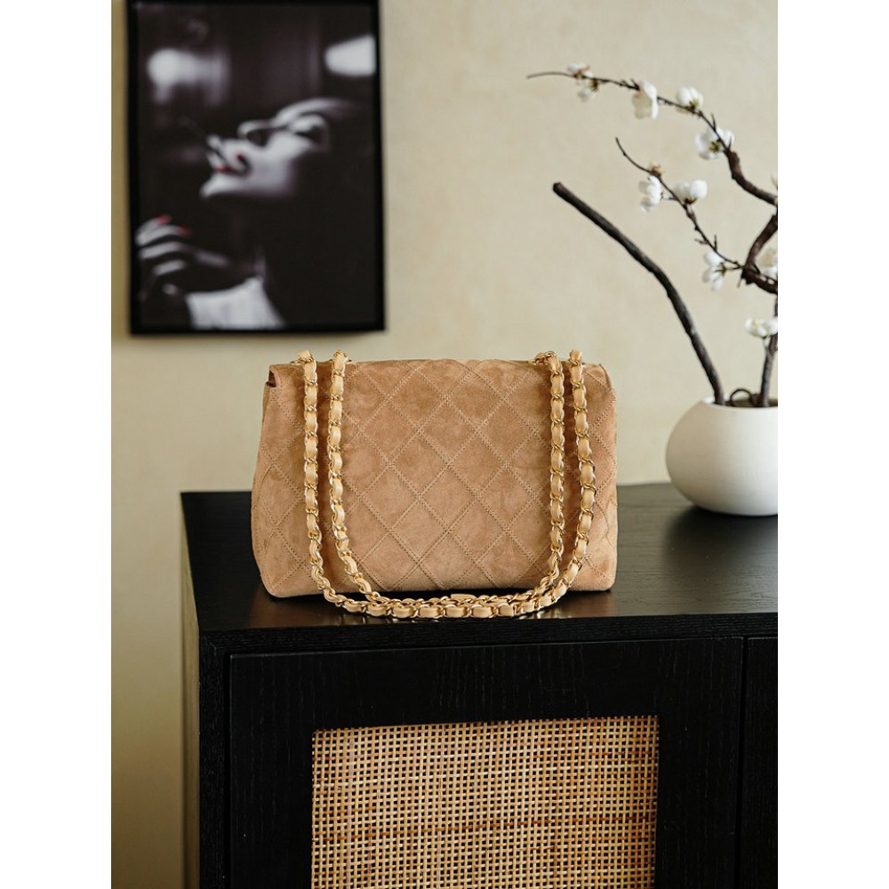 Chanel vintage handbag 22x14cm suede Bags