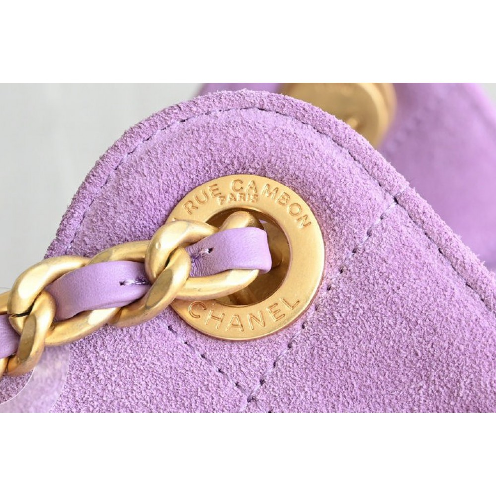 Chanel hobo 25 mini size suede Bags