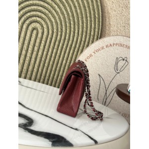 Chanel classic flap bag medium size 25x16x7cm REAL GRAINED LEATHER 100% Bags