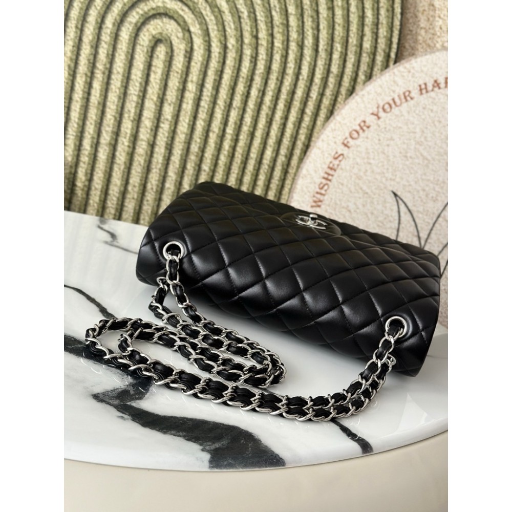 Chanel classic flap bag jumbo size leather 30x21cm Bags