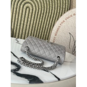 Chanel classic flap bag medium size 25x16x7cm REAL GRAINED LEATHER 100% Bags