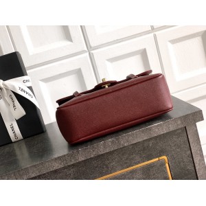 Chanel clutch with leather strap 15x22x7cm 