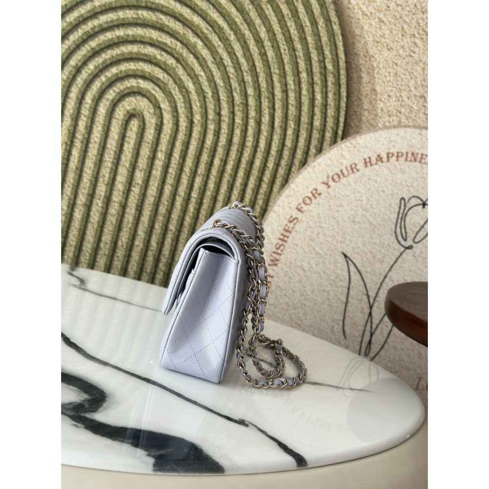 Chanel classic flap bag medium size 25x16x7cm REAL GRAINED LEATHER 100% Bags