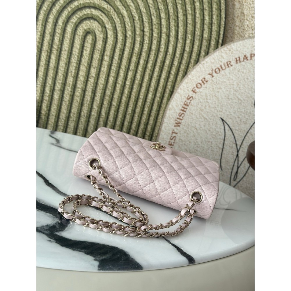 Chanel classic flap bag medium size 25x16x7cm REAL GRAINED LEATHER 100% Bags