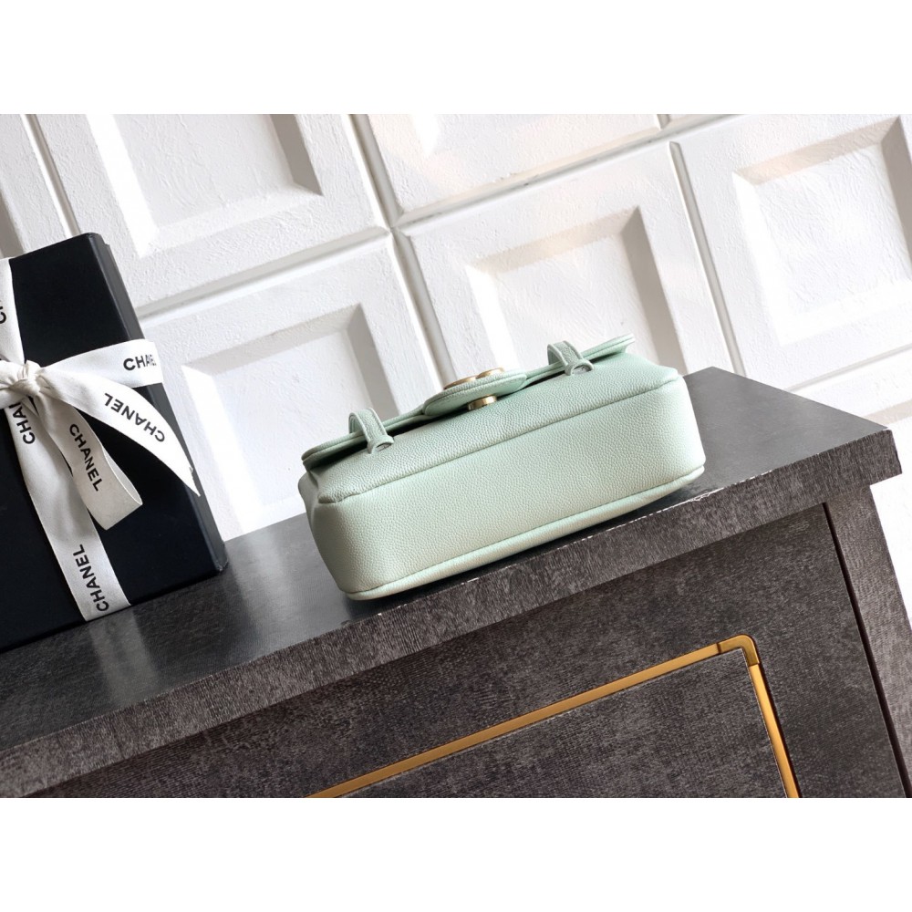 Chanel clutch with leather strap mini size 17x11.5x5cm Bags