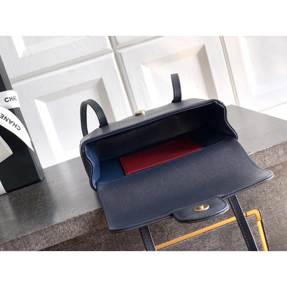 Chanel clutch with leather strap mini size 17x11.5x5cm Bags