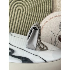 Chanel classic flap bag medium size 25x16x7cm REAL GRAINED LEATHER 100% Bags