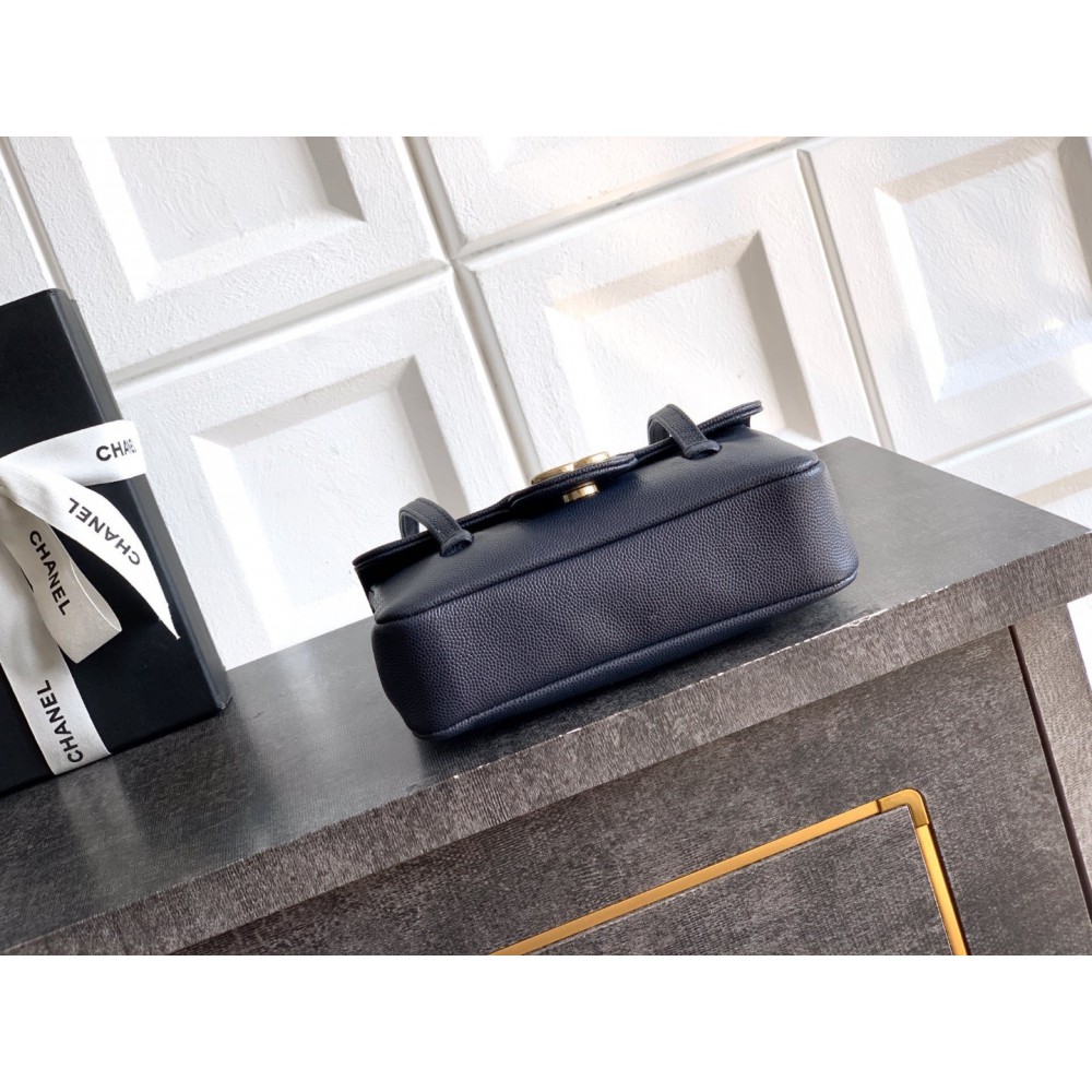 Chanel clutch with leather strap mini size 17x11.5x5cm Bags