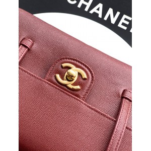 Chanel clutch with leather strap 15x22x7cm 