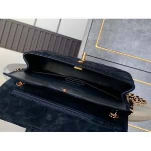 Chanel classic flap bag 25x16x7cm suede Bags
