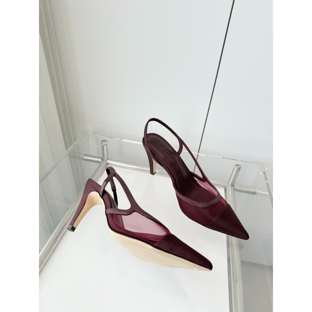 Chanel slingback pumps 8cm 36-41 Shoes