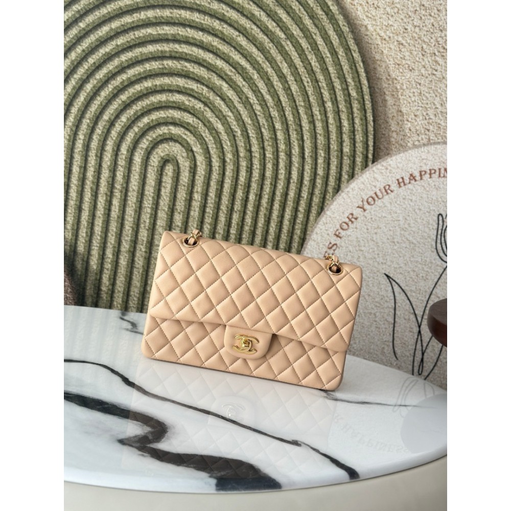 Chanel classic flap bag medium size 25x16x7cm REAL LEATHER 100% Bags