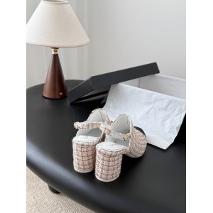 Chanel slingback mules tweed & grosgrain 36-41 Shoes