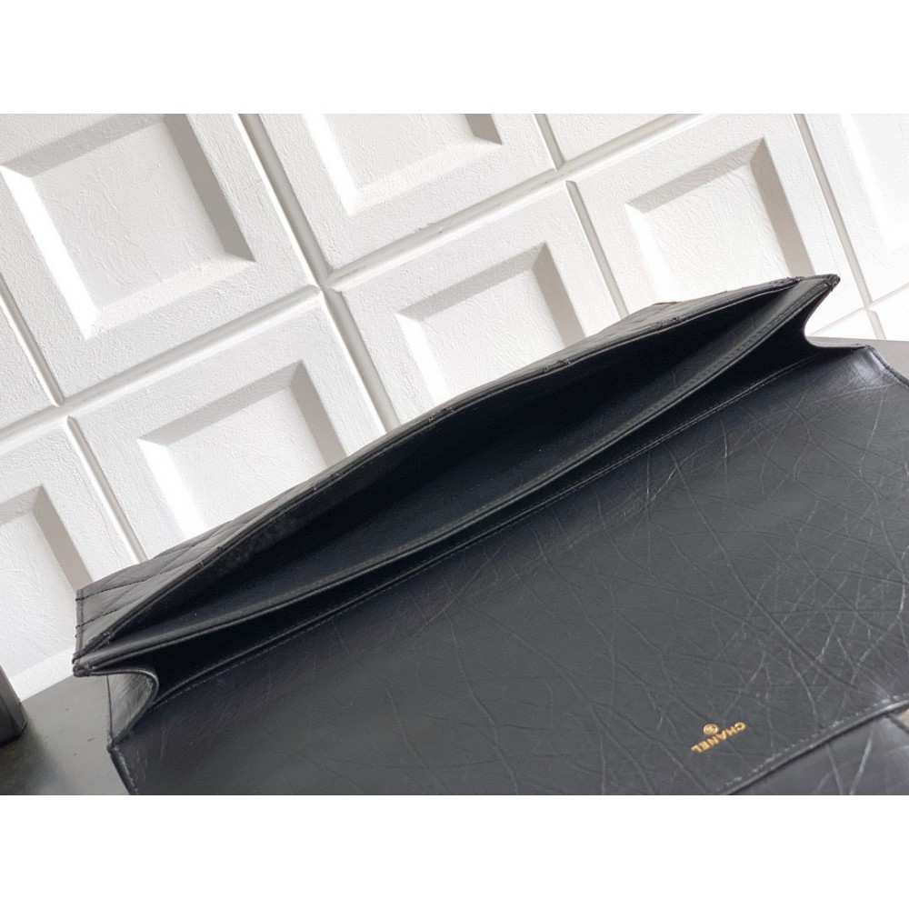 Chanel clutch 27.5x41x6.5cm leather 100% Bags