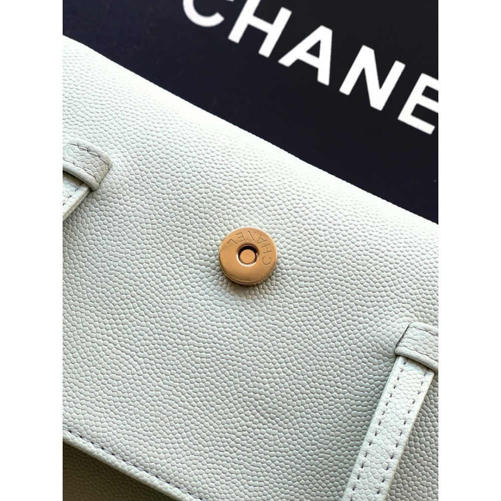 Chanel clutch with leather strap mini size 17x11.5x5cm Bags