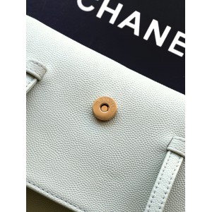 Chanel clutch with leather strap mini size 17x11.5x5cm Bags