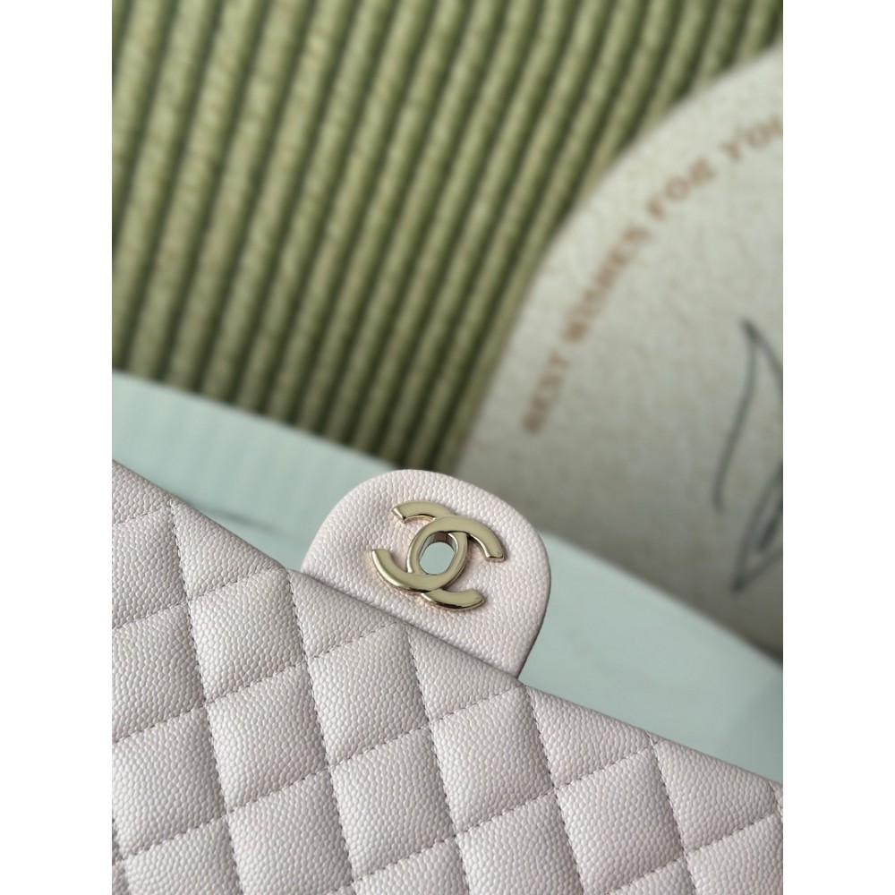 Chanel classic flap bag medium size 25x16x7cm REAL GRAINED LEATHER 100% Bags