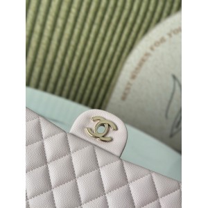 Chanel classic flap bag medium size 25x16x7cm REAL GRAINED LEATHER 100% Bags