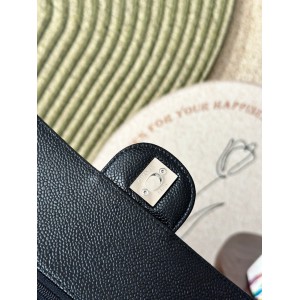 Chanel classic flap bag medium size 25x16x7cm REAL GRAINED LEATHER 100% Bags