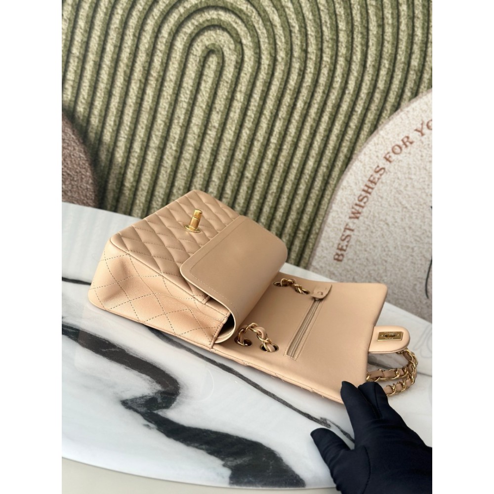 Chanel classic flap bag medium size 25x16x7cm REAL LEATHER 100% Bags