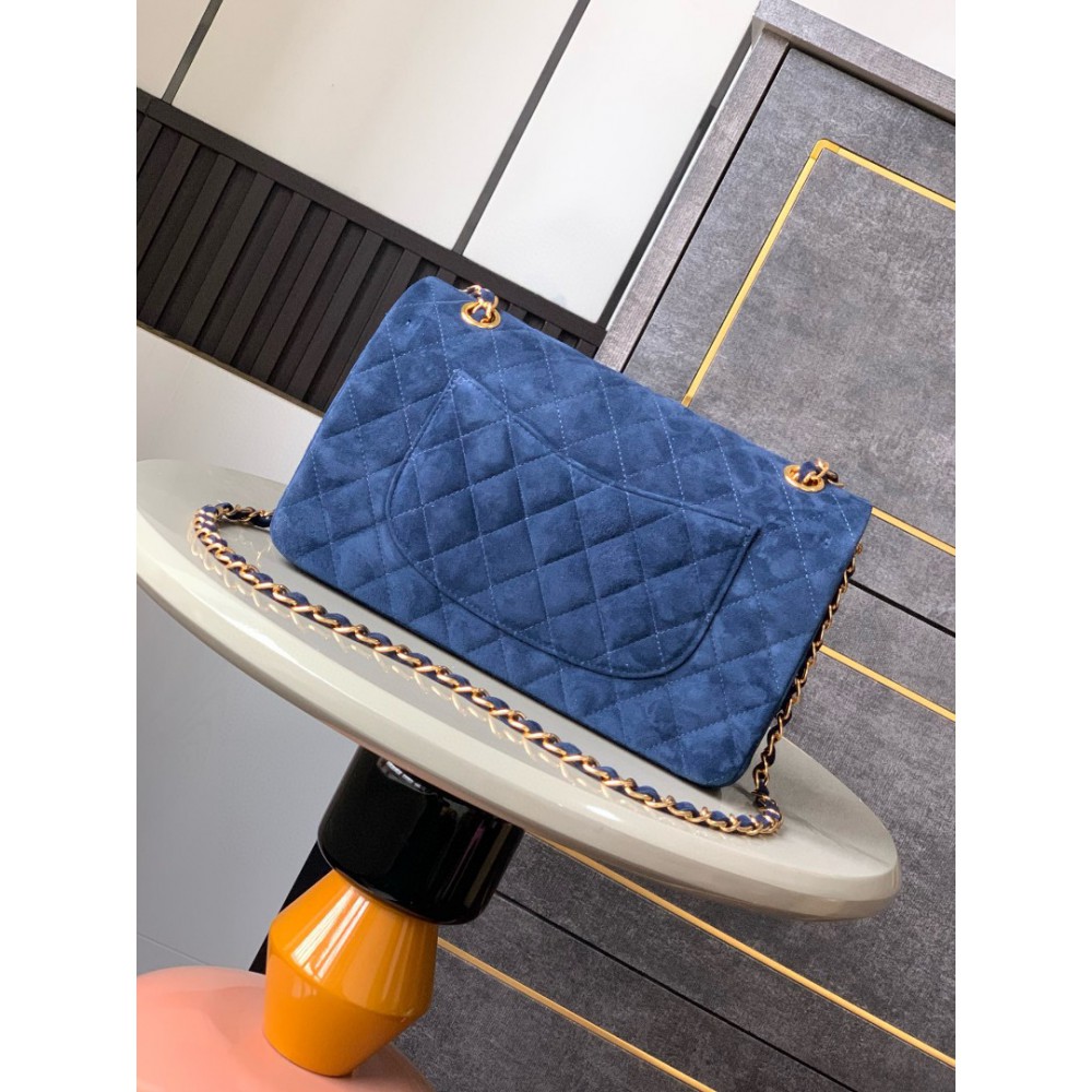 Chanel classic flap bag 25x16x7cm suede Bags