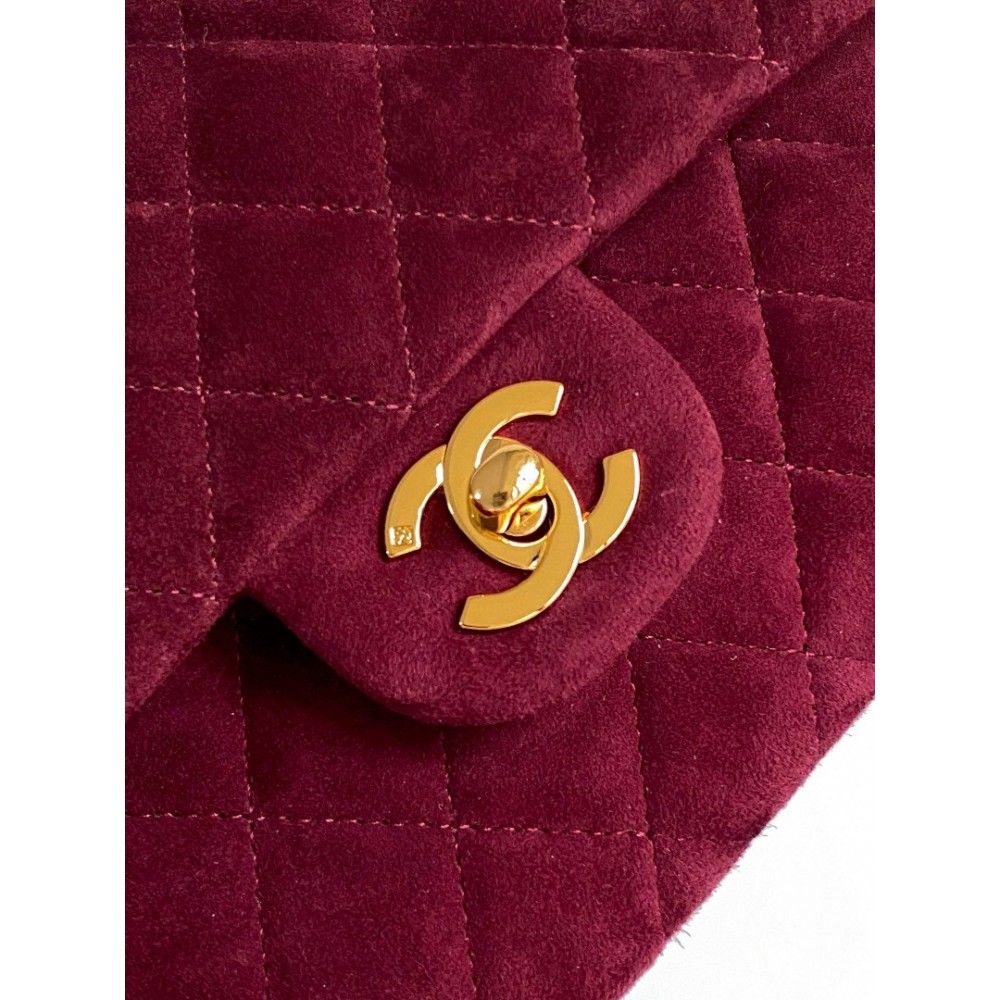 Chanel classic flap bag 25x16x7cm suede Bags