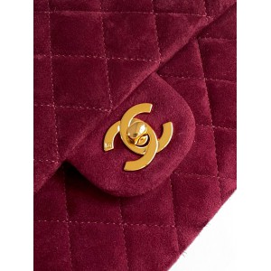 Chanel classic flap bag 25x16x7cm suede Bags