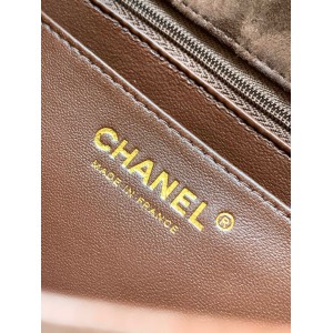 Chanel classic flap bag 20x13x5cm suede Bags