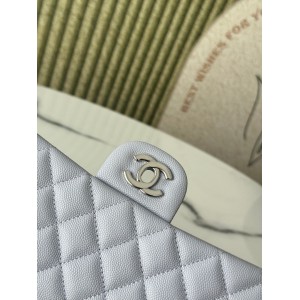 Chanel classic flap bag medium size 25x16x7cm REAL GRAINED LEATHER 100% Bags