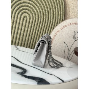 Chanel classic flap bag medium size 25x16x7cm REAL GRAINED LEATHER 100% Bags