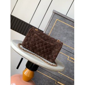 Chanel classic flap bag 25x16x7cm suede Bags