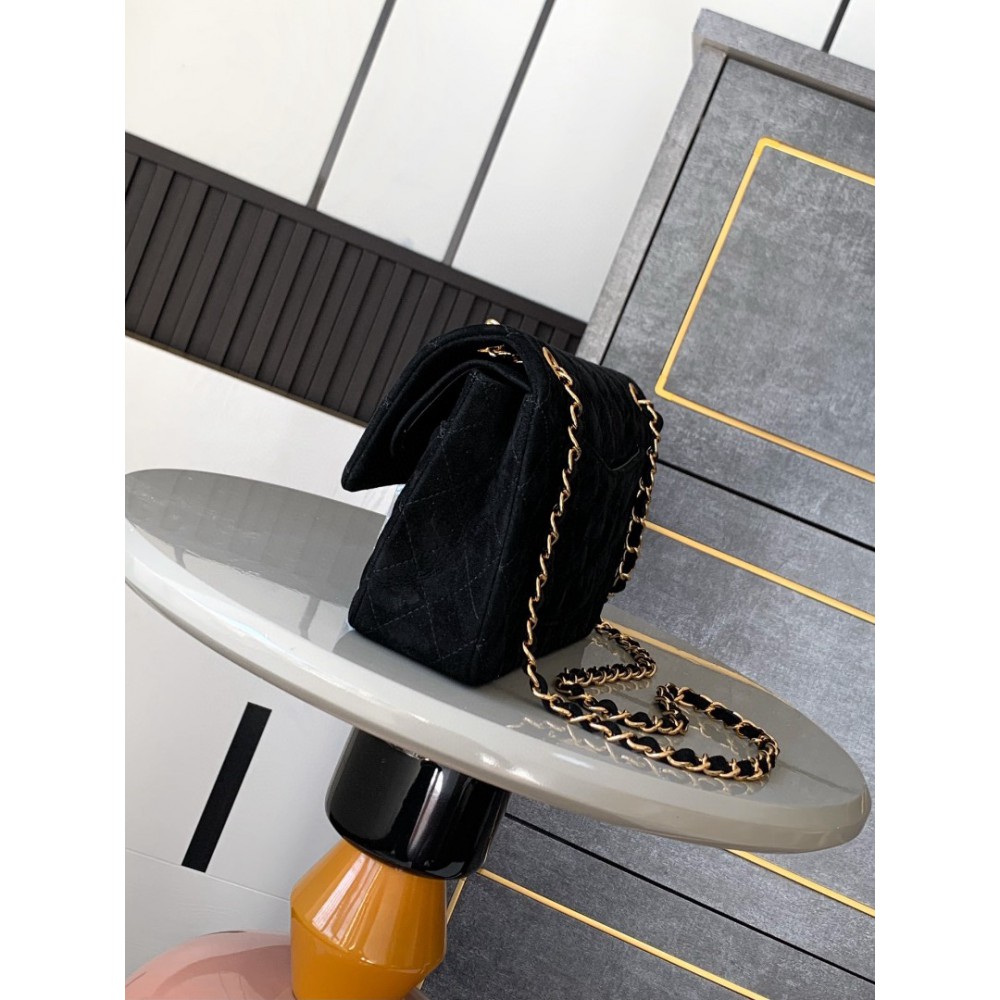 Chanel classic flap bag 25x16x7cm suede Bags