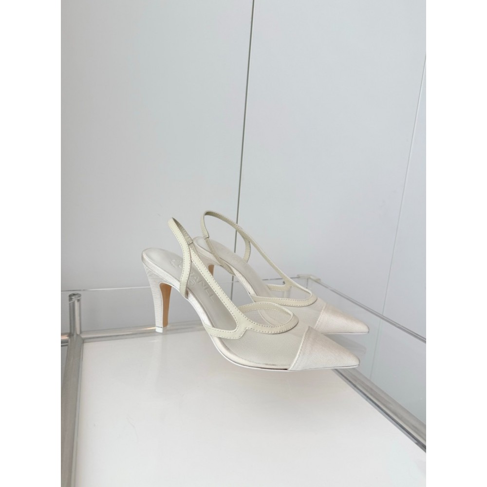Chanel slingback pumps 8cm 36-41 Shoes