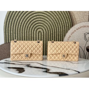 Chanel classic flap bag medium size 25x16x7cm REAL GRAINED LEATHER 100% Bags