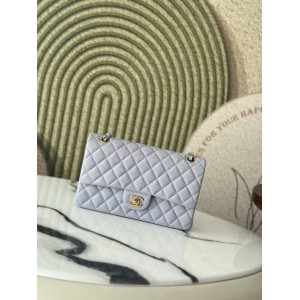 Chanel classic flap bag medium size 25x16x7cm REAL GRAINED LEATHER 100% Bags