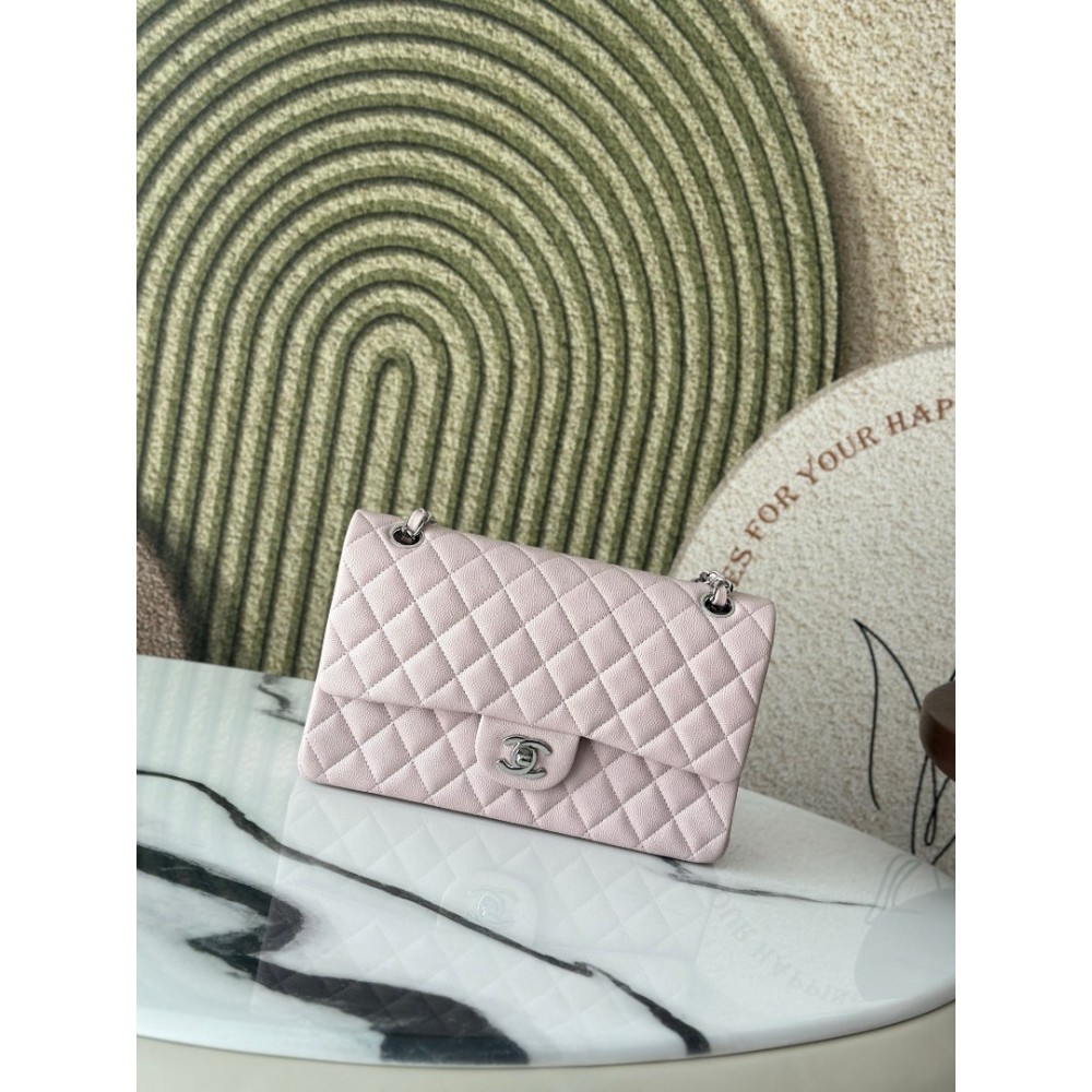 Chanel classic flap bag medium size 25x16x7cm REAL GRAINED LEATHER 100% Bags