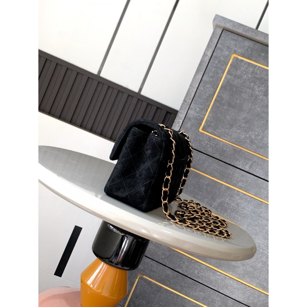 Chanel classic flap bag 20x13x5cm suede Bags