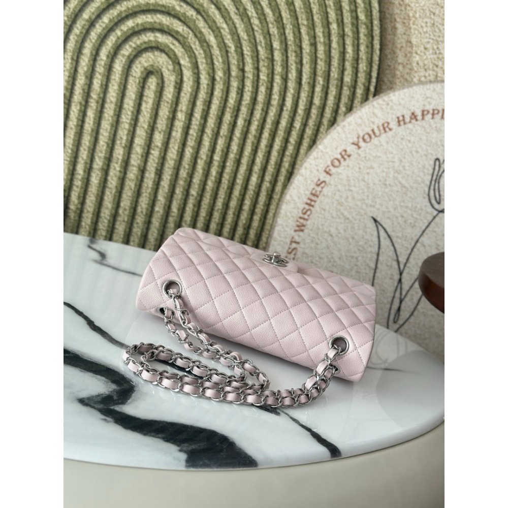 Chanel classic flap bag medium size 25x16x7cm REAL GRAINED LEATHER 100% Bags