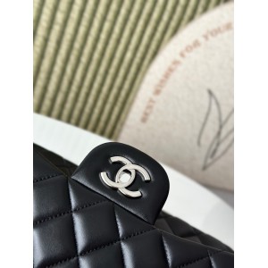 Chanel classic flap bag jumbo size leather 30x21cm Bags