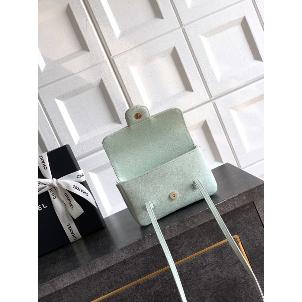 Chanel clutch with leather strap mini size 17x11.5x5cm Bags