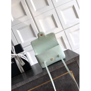 Chanel clutch with leather strap mini size 17x11.5x5cm Bags